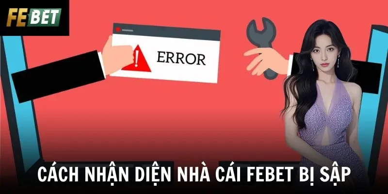 Cách nhận diện nhà cái Febet bị sập
