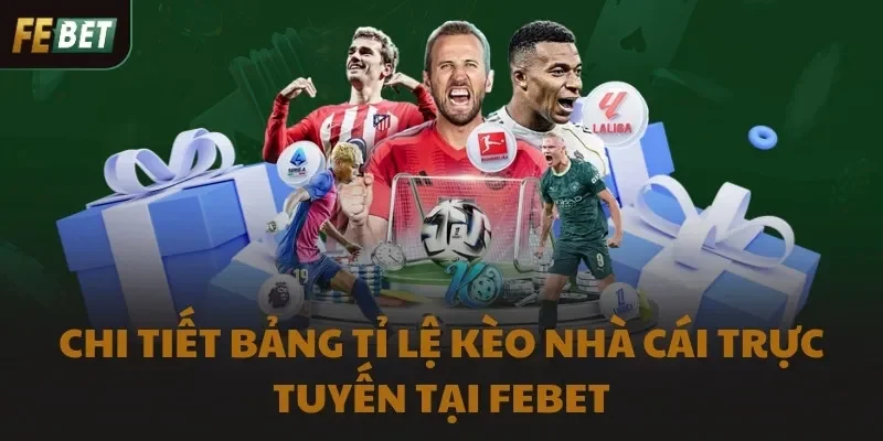 Chi tiết bảng tỉ lệ kèo nhà cái trực tuyến tại FEBET