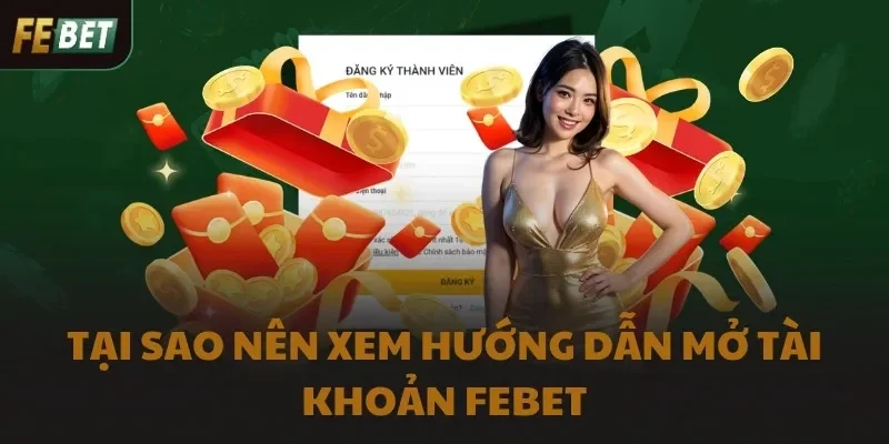 Tại sao nên xem hướng dẫn mở tài khoản FEBET